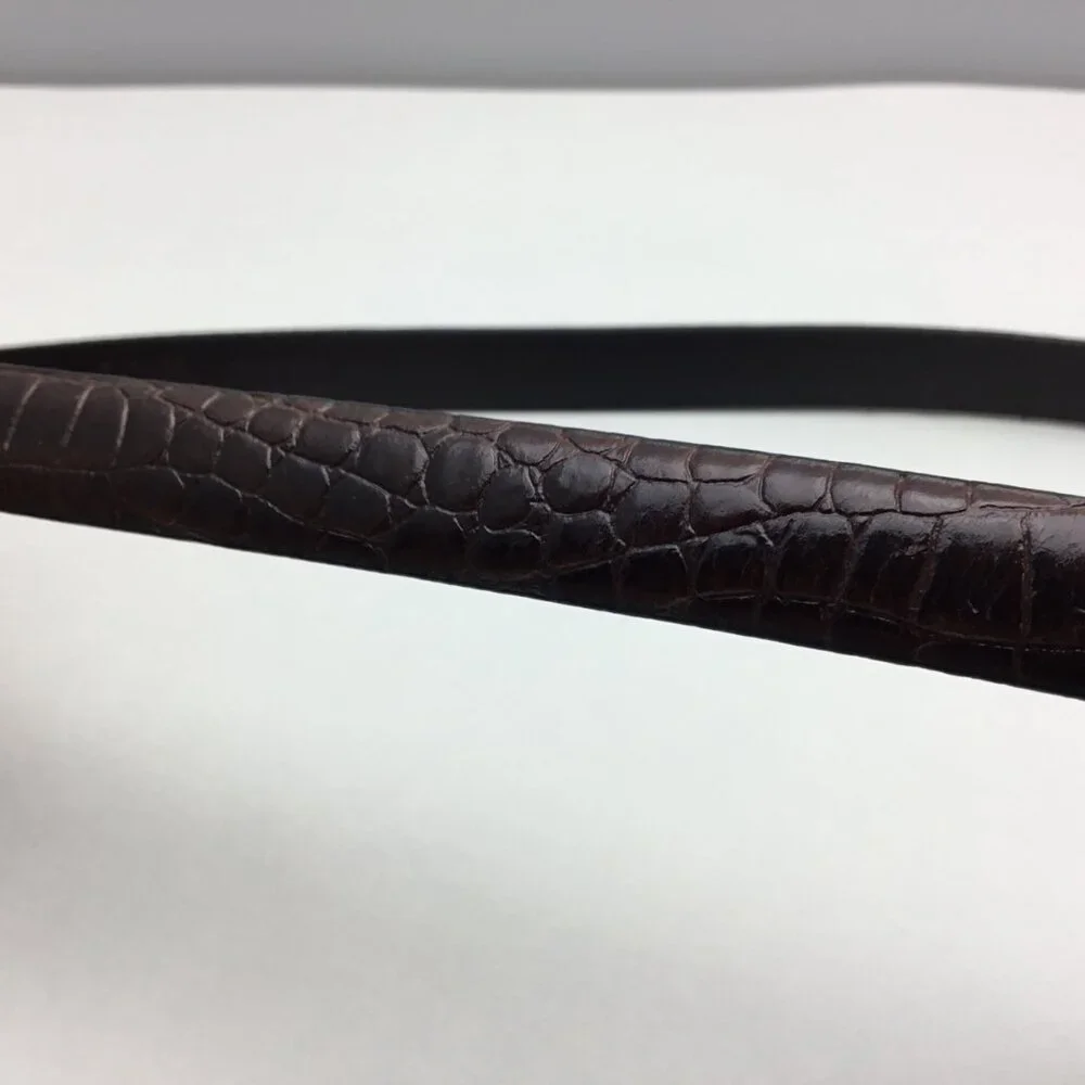 Vintage Nine West Brown Genuine Italian Leather Belt‎